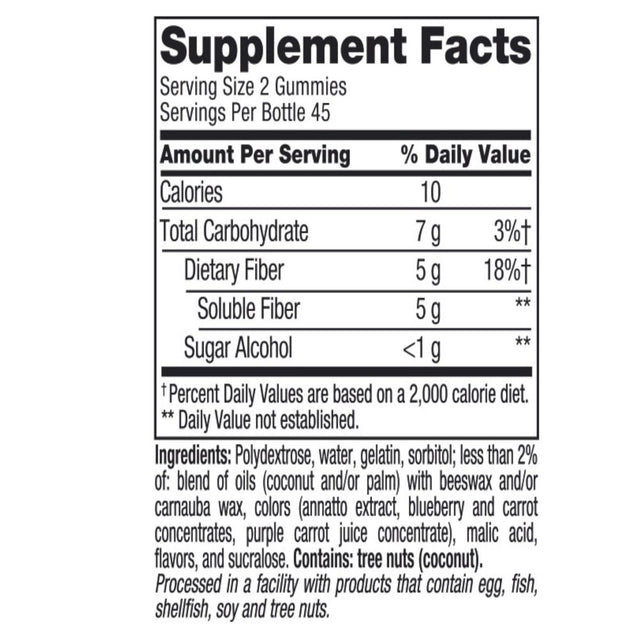 Vitafusion Fibre Well Fibre Supplement Gummies, 90 Gummies