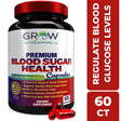 Grow Vitamin Blood Sugar Support - Cinnamon, Banaba, Bitter Melon, Guggul, Chromium Picolinate, 20 Vitamins & Herbs, (60 Count)