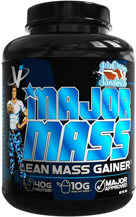 VMI Sports | Major Mass Lean Mass Gainer Ice Cream Sandwich | Mass Gainer Protein Powder for Muscle Gain | Weight Gainer Protein Powder for Men | Weight Gainer for Women (Ice Cream Sandwich, 4 Pounds)