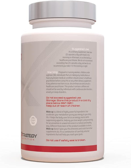 WAKE-UP XTRATEGY NUTRITION SUPPLEMENT ENERGY BOOSTER ACELERATE