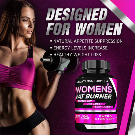 Fat Burner Thermogenic Weight Loss Diet Pills That Work Fast for Women 60 Count - Weight Loss Supplements - Keto - Carb Blocker Appetite Suppressant