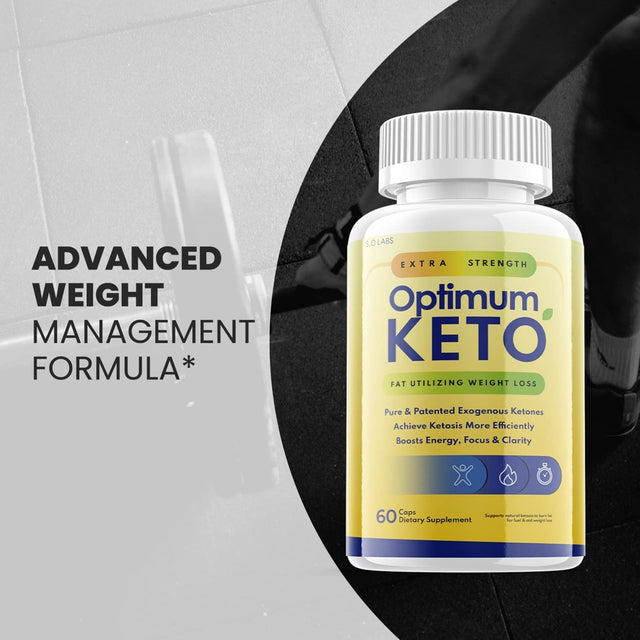 (5 Pack) Optimum Keto - Supplement for Weight Loss - Energy & Focus Boosting Dietary Supplements for Weight Management & Metabolism - Advanced Fat Burn Raspberry Ketones Pills - 300 Capsules