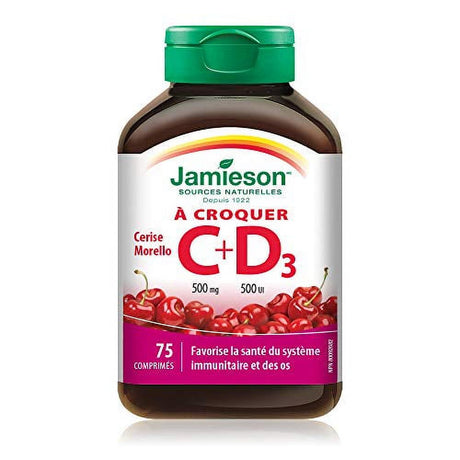 Jamieson Vitamin C + D Chewable, 75 Tabs' for ASIN 'B00CP7Q59Q