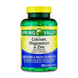 Spring Valley Calcium, Magnesium & Zinc plus Vitamin D3 Coated Caplets, 250 Count