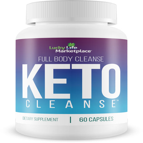 Keto Cleanse - Natural Full Body Cleanse with Probiotics - Aid Gut Cleanse to Support Improved Digestion, Regularity, & Bloating Relief - Detox Cleanse for Men & Women - Promote Energy & Immune Health