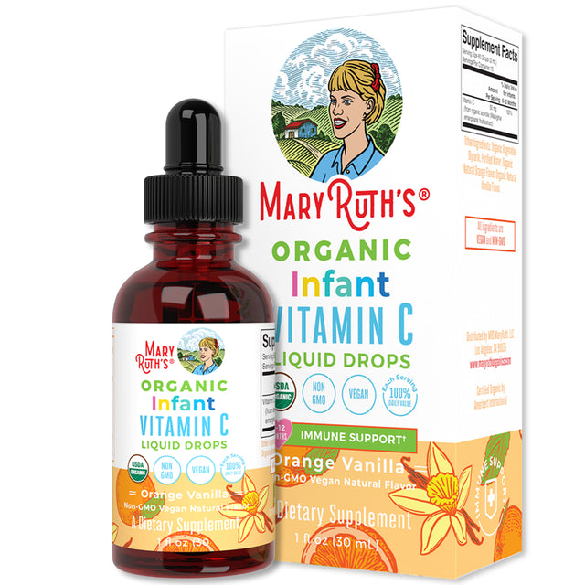 Maryruth Organics Cocomelmon Infant Vitamin C Liquid Drops, Organic, 1 Fl Oz