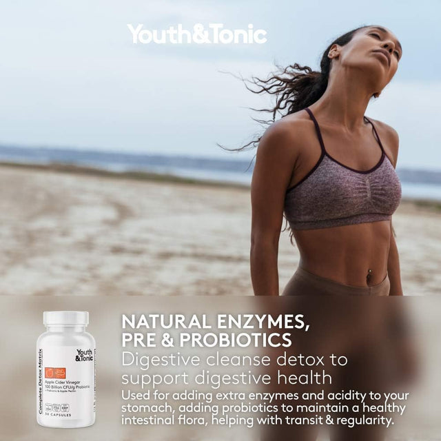 Youth & Tonic Kidney Cleanse & ACV Detox Pills