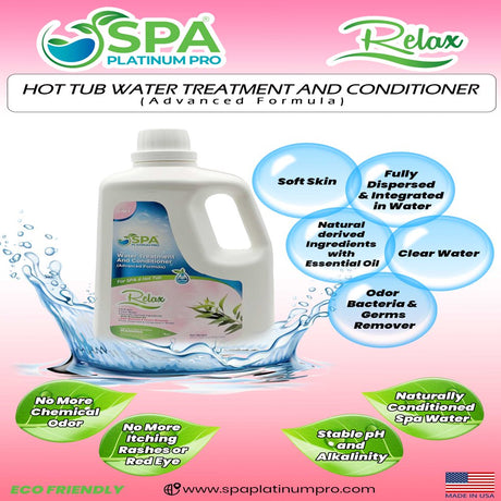 Water Conditioner for Spa and Pool with Advanced Formula