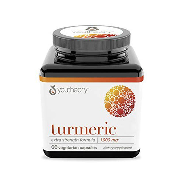 Youtheory Turmeric Extra Strength with Black Pepper, 60 Count