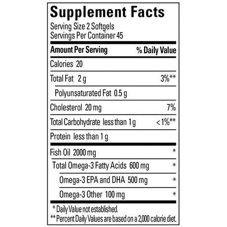 Nature Made Fish Oil 1000 Mg Softgels, 90 Count