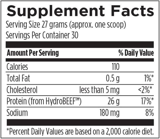 Rootcology AI Paleo Protein - Dairy-Free and Soy-Free 26G Hydrolyzed Beef Protein - Dietary Supplement Powder for Energy and Muscle Support by Izabella Wentz (Unflavored - 810G / 30 Servings)