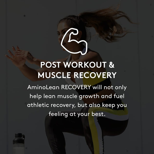 RSP Aminolean Recovery - Post Workout Bcaas Amino Acids Supplement + Electrolytes, Bcaas and Eaas for Hydration Boost, Immunity Support - Muscle Recovery Drink, Vegan Aminos, Blood Orange…