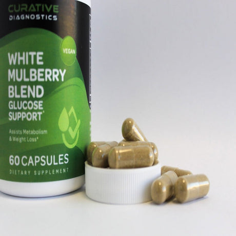 White Mulberry Leaf Blend, Blood Sugar Natural Support by Curative Diagnostics