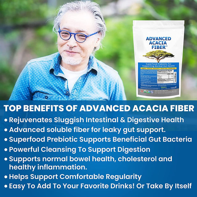 Kidney Restore Advanced Acacia Fiber: Superfood Prebiotic for Supporting Normal Gut Health, 2.5 Lb. Bag