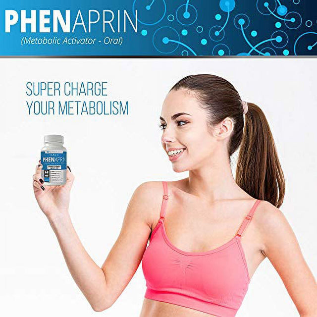 Phenaprin Diet Pills Weight Loss and Energy Boost for Metabolism Optimal Fat Burner and Appetite Suppressant Supplement. Helps Maintain and Control Appetite, Promotes Mood & Brain Function. 60 Count (Pack of 1)