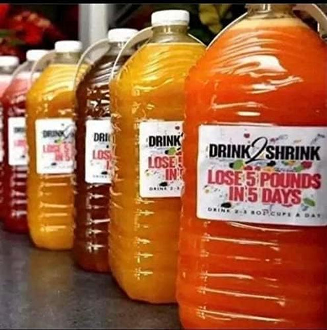 4 Week Drink2Shrink Detox Formula Start Losing That Stubborn Belly Fat! (Pineapple)