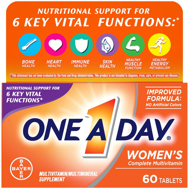 One a Day Women'S Multivitamin Tablets, Multivitamins for Women, 60 Ct