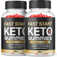 (2 Pack) Fast Start Keto ACV Gummies - Supplement for Weight Loss - Energy & Focus Boosting Dietary Supplements for Weight Management & Metabolism - Fat Burn - 120 Gummies