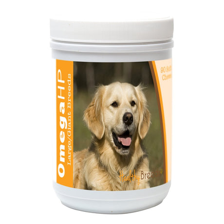 Healthy Breeds Golden Retriever Omega HP Fatty Acid Skin and Coat Support Soft Chews