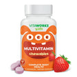 Vitaworks Kids Multivitamin with Iron & Minerals - Digestive Support for Children - 120 Chewables