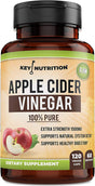 Apple Cider Vinegar 1500Mg, 100% Organic, Pure & Raw - Healthy Digestion & Detox Support - 60 Day Supply