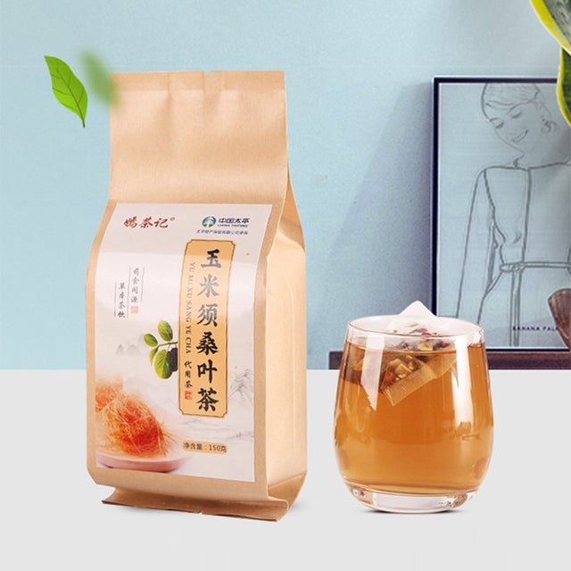 Pinfect Corn Silk Mulberry Leaf Tea Health Tea Bag for Liver Cleanse Weight Lose 30 Bags