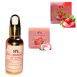 Yoni Oil and Soap Set 3 Piece Set Natural Yoni Oil for Women. Feminine Oil, Eliminates Odor, Restores PH Balance, Handmade Soap Strawberry Soap, Peach Soap. Yoni Wash Feminine Hygiene