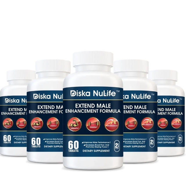 Diska Nulife Extend Male Strengthen | Enhanced Stamina and Endurance - 60 Tablets