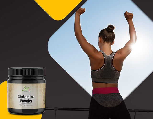 L-Glutamine Powder for Muscle Recovery, Healthy Gut, GI Immune Function, Supports Bowel Regularity 300 Gr-Powder