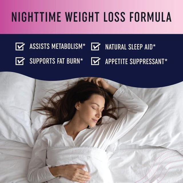 MAV NUTRITION Weight Loss Pills Night Time Fat Burner for Women & Men | Sleep Aid Diet Pills, Appetite Suppressant, Metabolism Boost, Carb Blocker; 60 Count