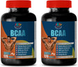 Pre Workout No Caffeine - BCAA 3000MG - PRE and Post Workout Recovery - Bcaa Amino Acids Workout - 2 Bottles 240 Tablets