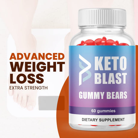 (5 Pack) Keto Blast Gummies - Supplement for Weight Loss - Energy & Focus Boosting Dietary Supplements for Weight Management & Metabolism - Fat Burn - 300 Gummies