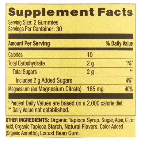 Spring Valley Bone and Muscle Magnesium Supplement Gummies, Orange, 165 Mg, 60 Count