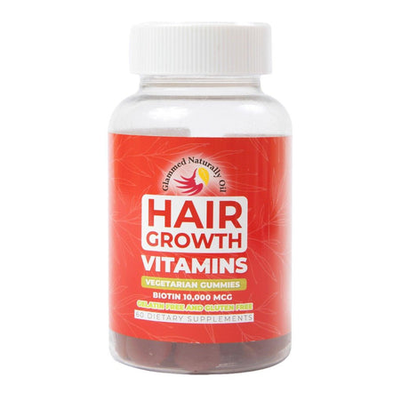 Hair Growth Vegetarian Strawberry Gummies