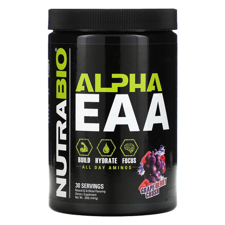 Nutrabio Alpha EAA Grape Berry Crush - 30 Servings