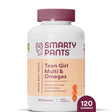 Smartypants Teen Girl Multi & Omega 3 Fish Oil Gummy Vitamins with D3, C & B12 - 120 Ct