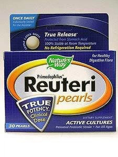 Nature'S Way Probiotics Primadophilus Reuteri Pearls 1 Billion CFU - 30 Pearls