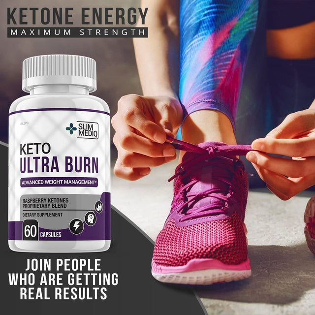 Keto Ultra Burn Supplement Pills, Advanced Ketogenic Formula 60 Capsules