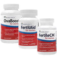 Fertilaid for Women, Ovaboost, Fertilecm TTC Boost Bundle: Vitex, Myo-Inositol, L-Arginine, Essential Vitamins, Minerals & More - Natural Fertility Support - 1 Month Supply