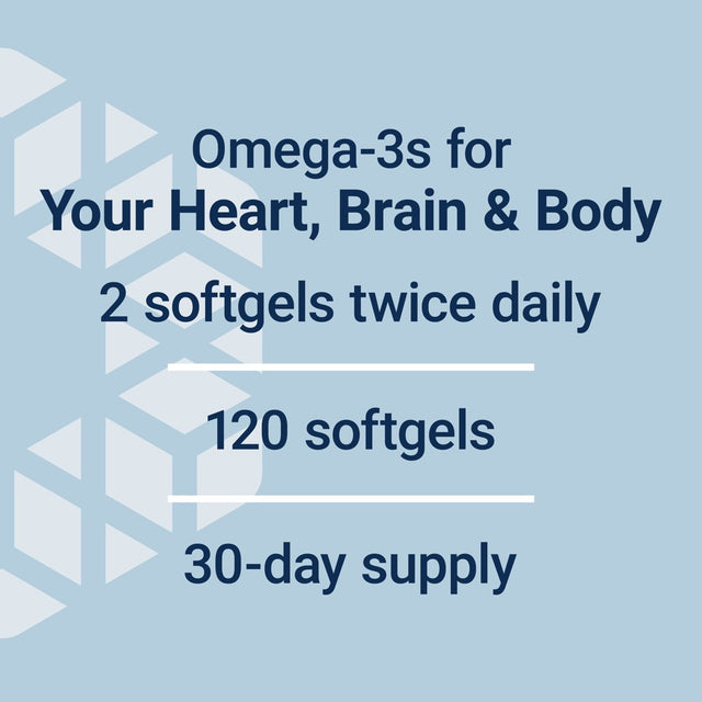 Life Extension Super Omega-3 plus EPA/DHA Fish Oil, Sesame Lignans, Olive Extract, Krill & Astaxanthin - Heart, Brain & Joint Health Support - Gluten-Free, Non-Gmo - 120 Softgels