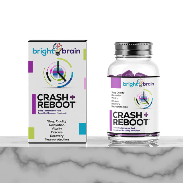 Crash & Reboot | Award Winning Nootropic Sleep Aid for Restorative Sleep, Recovery, Neuroprotection, & More