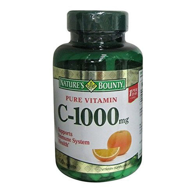 Nature'S Bounty Vitamin C, 1000Mg, 100 Caplets (Pack of 2)