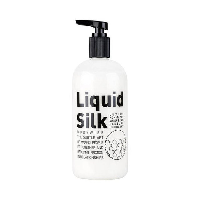 LIQUID SILK Lubricant(250Ml / 8.45Oz), Water/Silicone Based Hybrid, Wonderful Skin Conditioner and Fun to Use Too