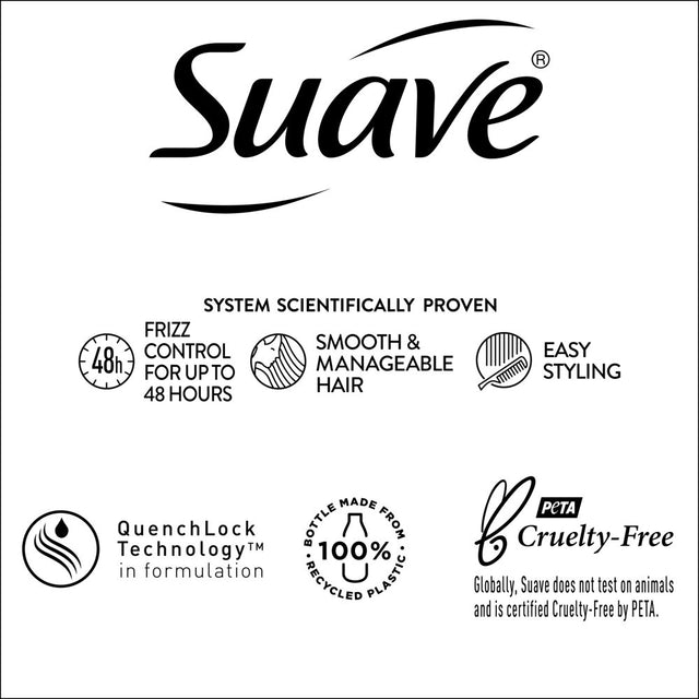 Suave Keratin Infusion Smoothing Conditioner Frizzy Hair 12.6 Fl Oz