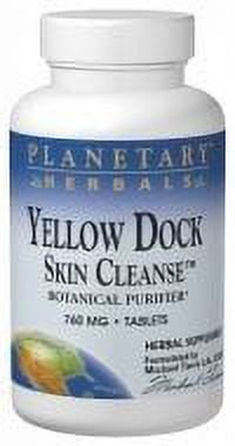 Planetary Formulas Planetary Herbals Yellow Dock Skin Cleanse, 60 Ea