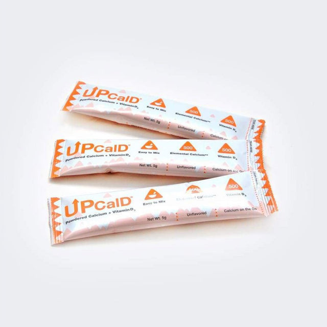 Upcald Calcium Citrate + Vitamin D3 Powder Size: Single Serving Go Packs (80 Packs)