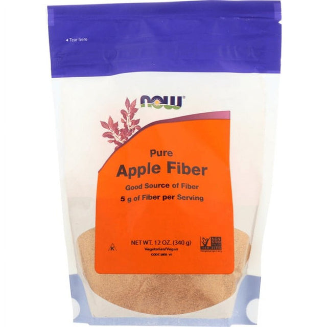 NOW Foods Pure Apple Fiber 12 Oz Pkg