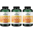 Swanson C-1000 - Vitamin C with Rose Hips 1,000 Mg 90 Caps 3 Pack