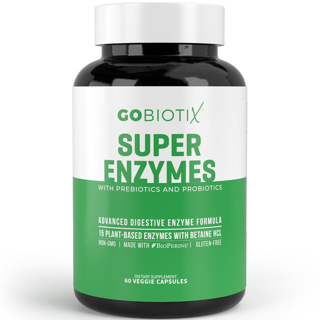 Super Enzymes by Gobiotix | Supports Digestion, Lactose Absorption & Leaky Gut Prevention