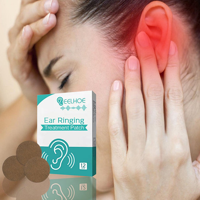 Smrinog 24Pcs Ear Health Care for Tinnitus Symptoms Ringing Relief Hearing Loss Sticker